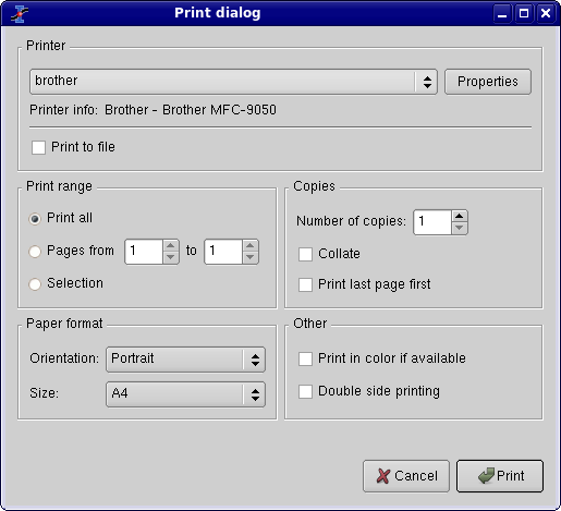 Pdf Print Setup